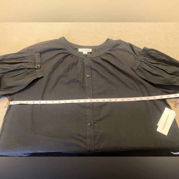 NWT Treasure & Bond Gauzy Cotton Blouse Size Large - Picture 6 of 10